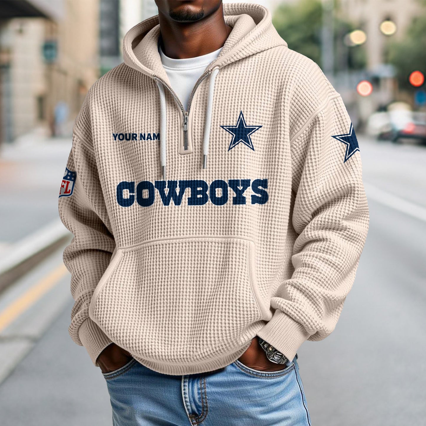 DAL x NFL Waffle Hoodie DatND DVT