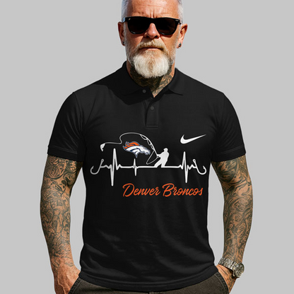 DB Premium NFL Fishing In My DNA Polo Shirt DDT CTND