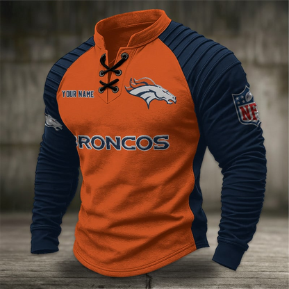 DB x NFL Men Stand Collar Long Sleeve Top DDT  CTND