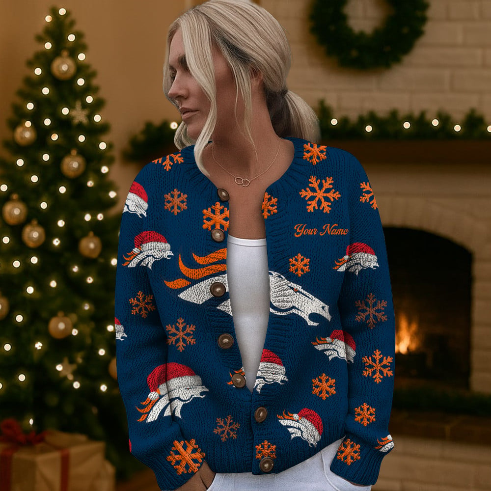 DB x NFL Women Cardigan Sweater Christmas DDT CTND