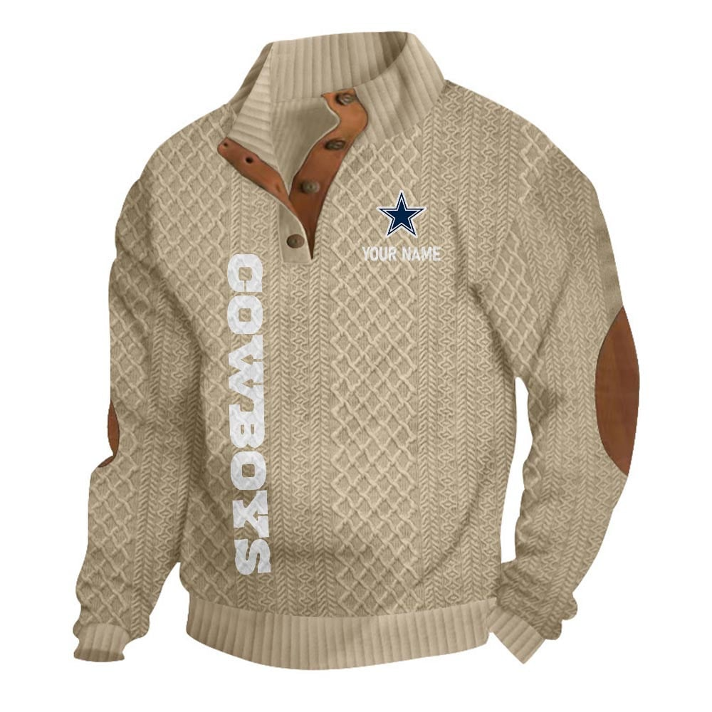 DC NFL Basic Knitted Stand Collar Sweatshirt DDT CTND