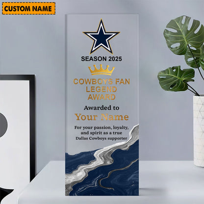 DC NFL Personalized Acrylic Award Plaque Funny Christmas Gift For Family DDT NTL