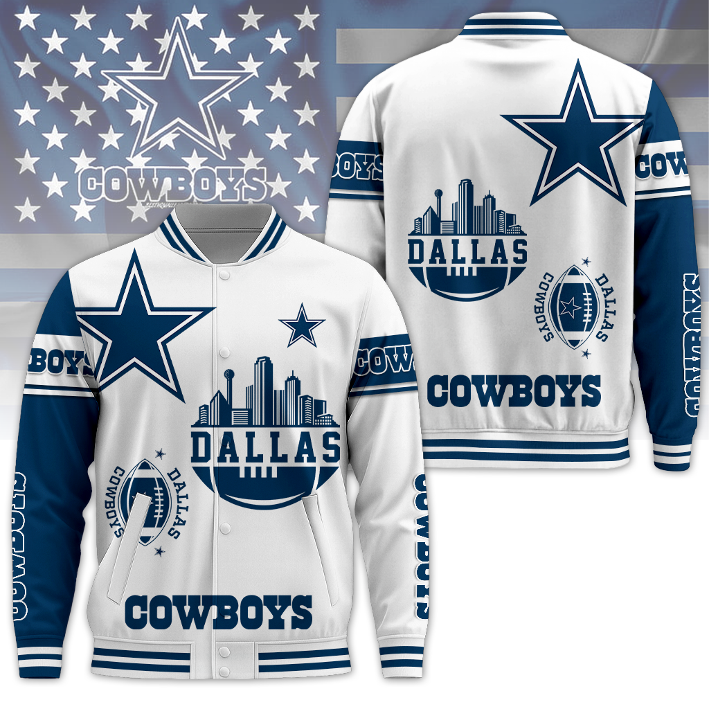 DC Premium NFL 3D Graphic Varsity Jacket DDT 071125 NTL