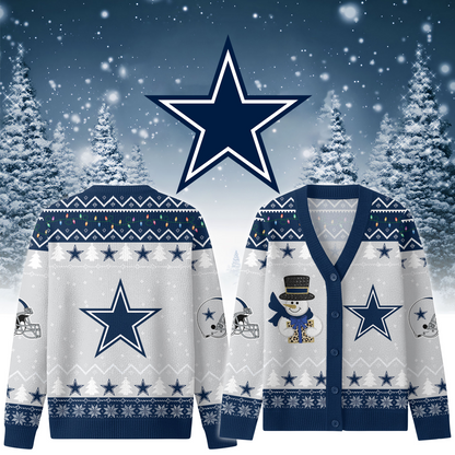 DC x NFL Premium Knitted Cardigan Jacket DDT CTND