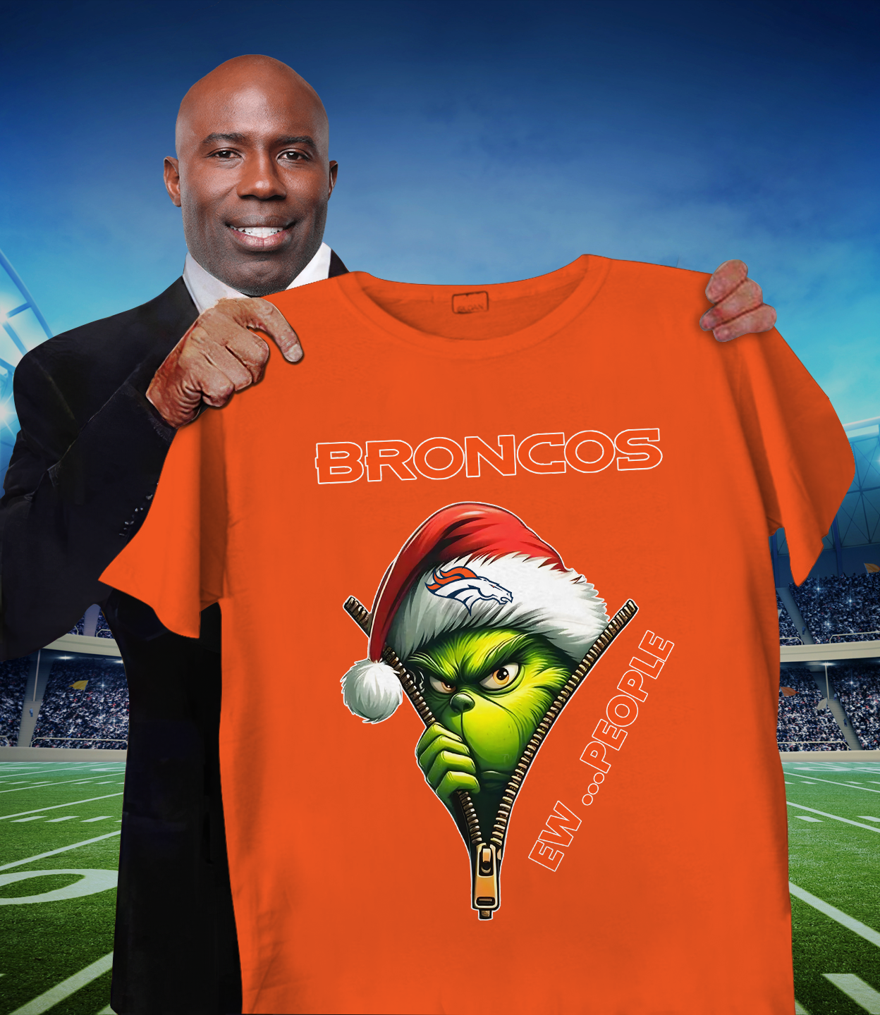 DEN x NFL Christmas T-Shirt DATND TANTD 151125