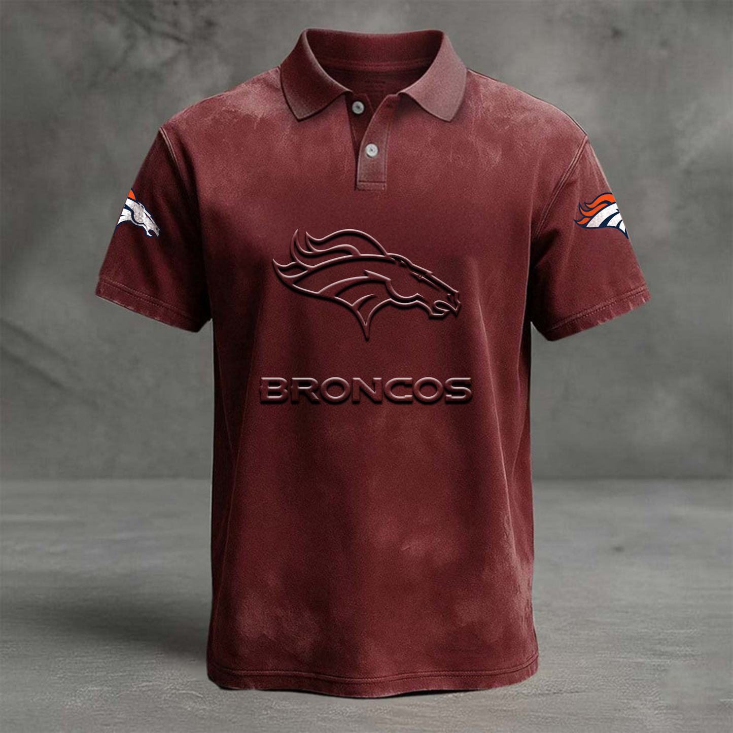 DEN x NFL Embossed Polo Shirt DATND TANTD