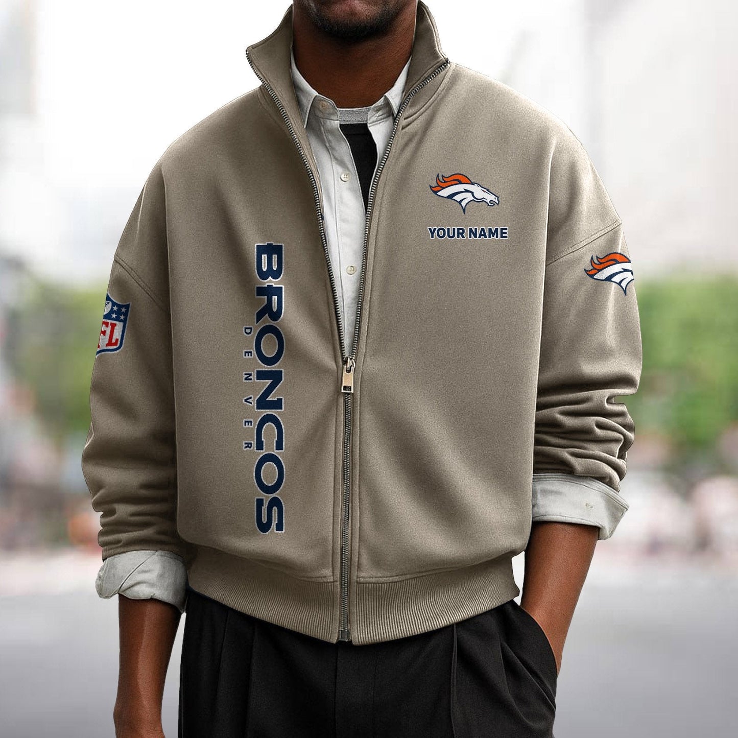 DEN x NFL Sweatshirt Full Zip DATND TANTD