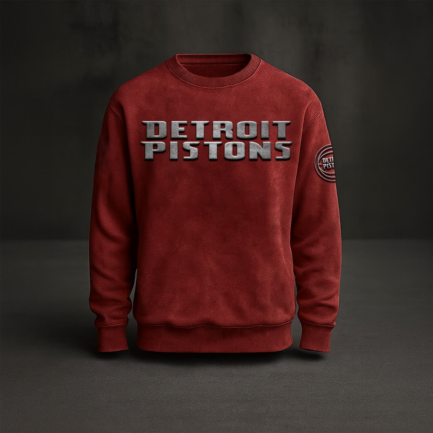 DET x NBA Embossed Sweat Shirt DATND TANTD