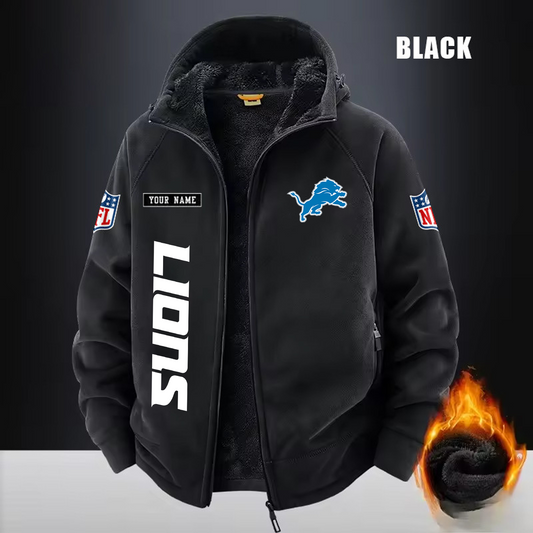 DET x NFL 3D Half-zip Hoodie DATND TANTD