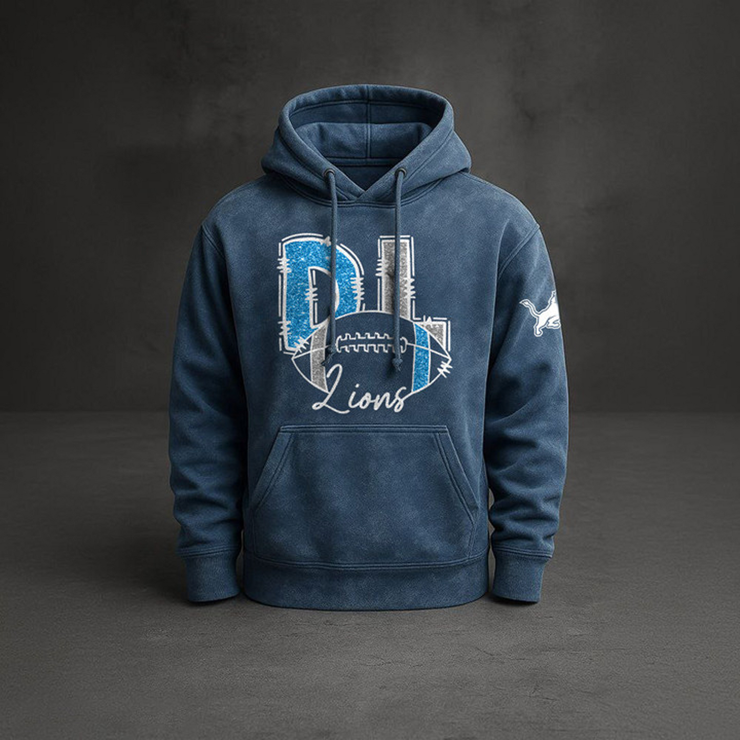 DET x NFL Embossed Hoodie DatND THUONGNH
