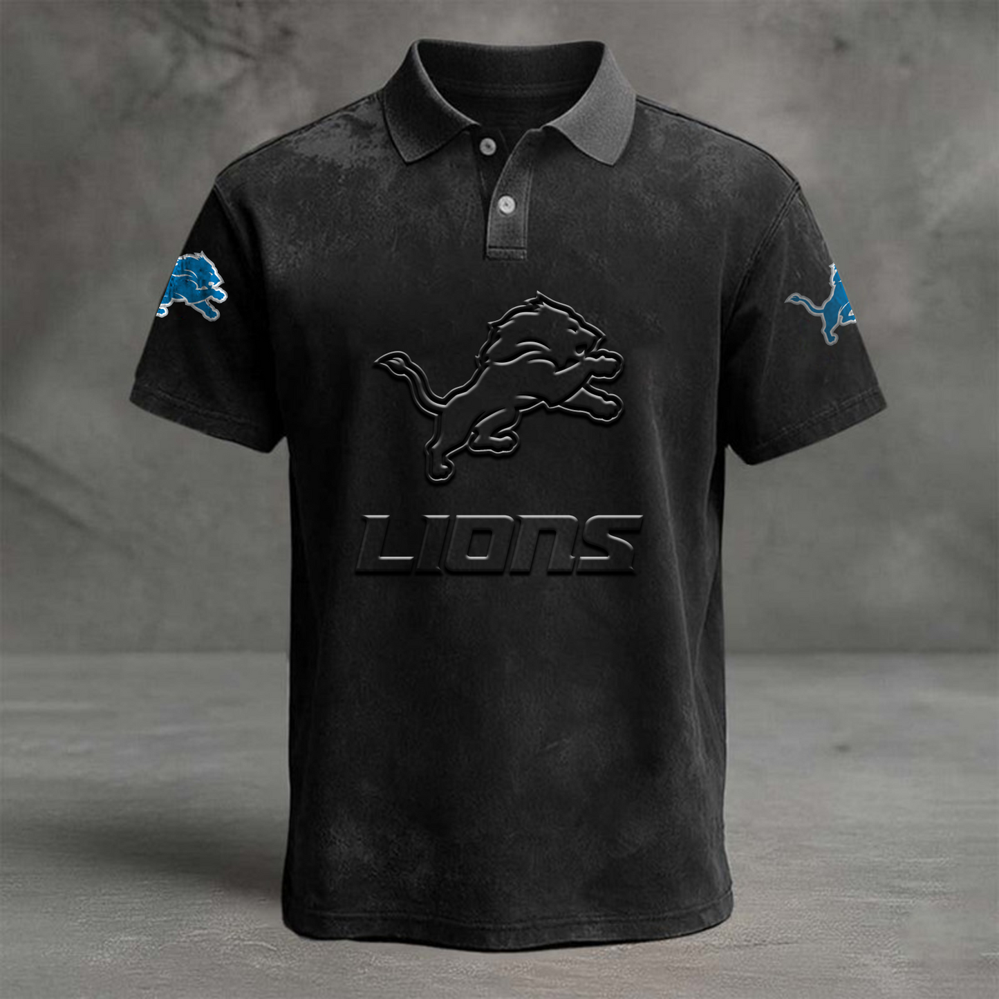 DET x NFL Embossed Polo Shirt DATND TANTD