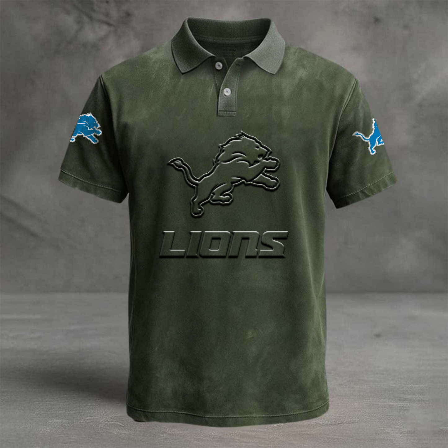 DET x NFL Embossed Polo Shirt DATND TANTD
