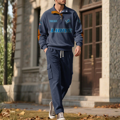 DET x NFL Men's Corduroy Sweatshirt 1011 DatND DVT