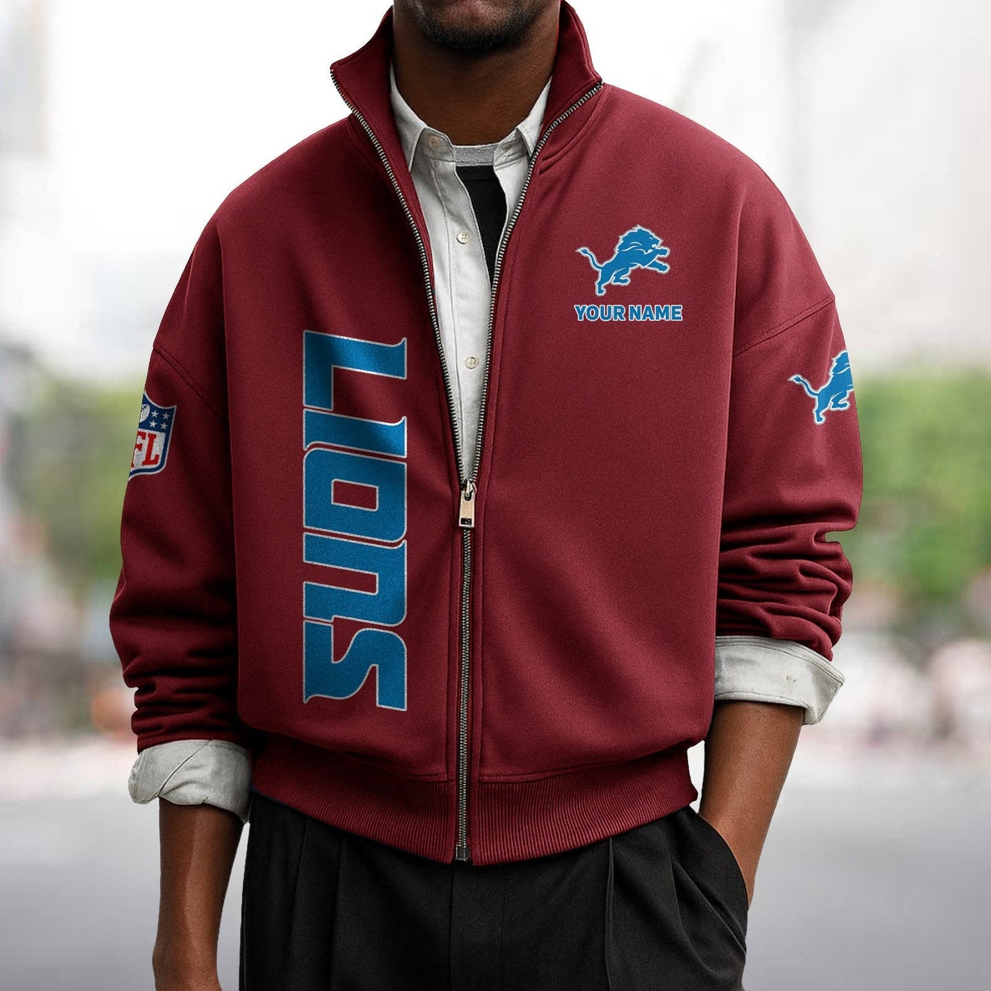 DET x NFL Sweatshirt Full Zip DATND TANTD