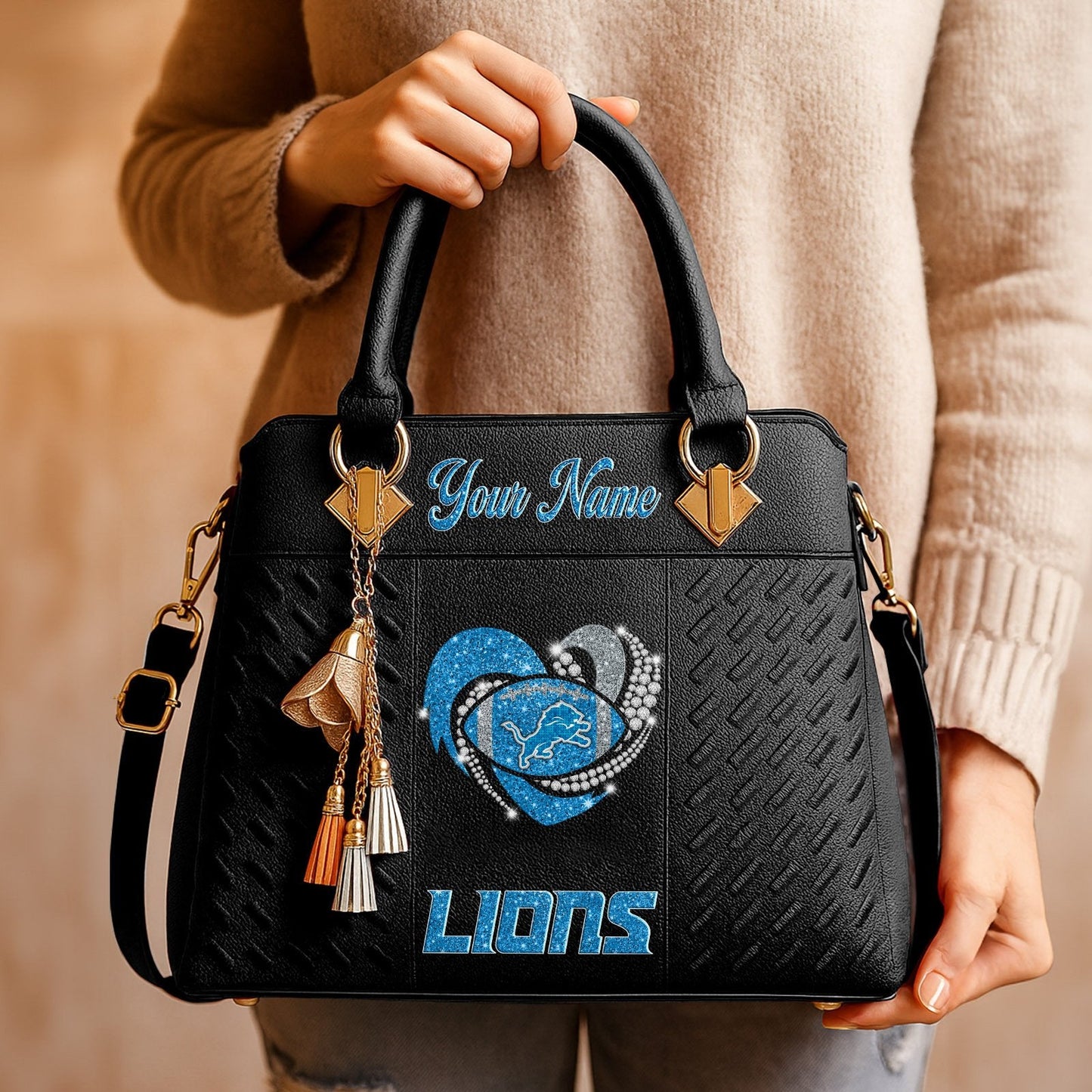 DET x NFL Zip Handbag 0811 DatND DVT
