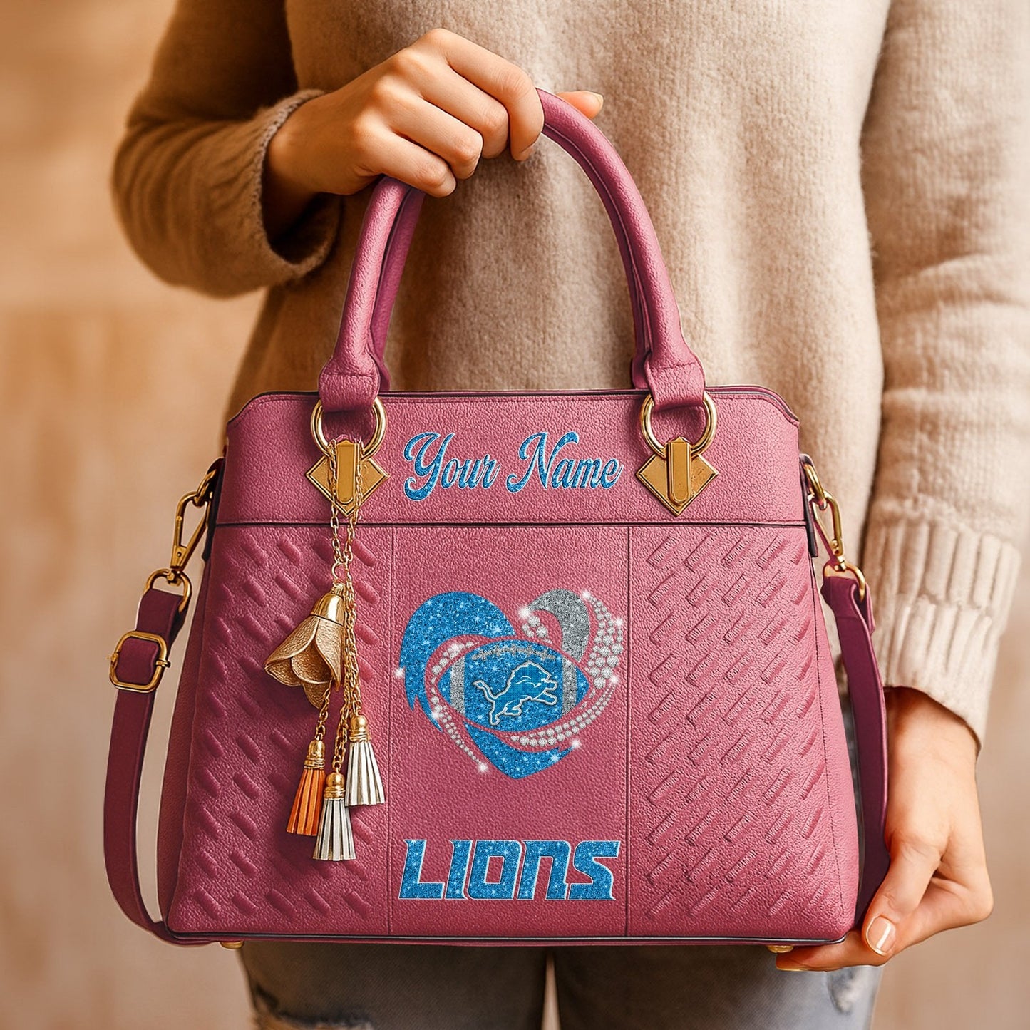 DET x NFL Zip Handbag 0811 DatND DVT