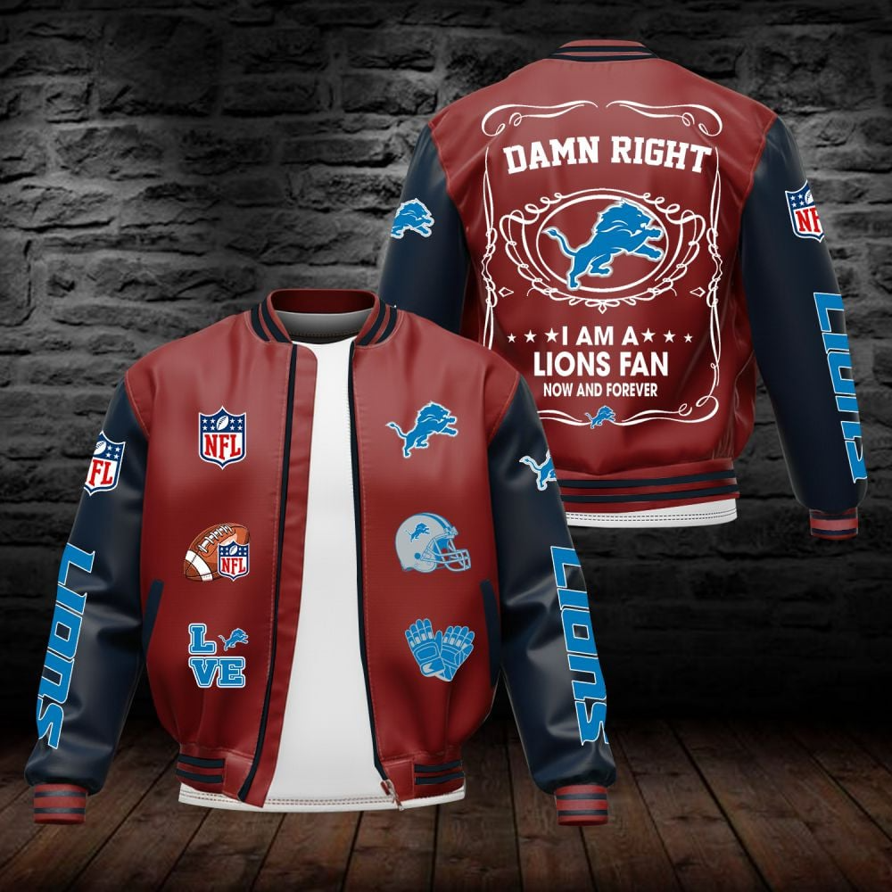 DL NFL Premium Leather Bomber Jacket DDT HLPHUONG