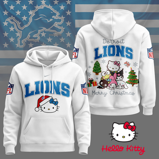 DL Premium NFL Hello Kitty Christmas 3D Hoodie DDT CTND