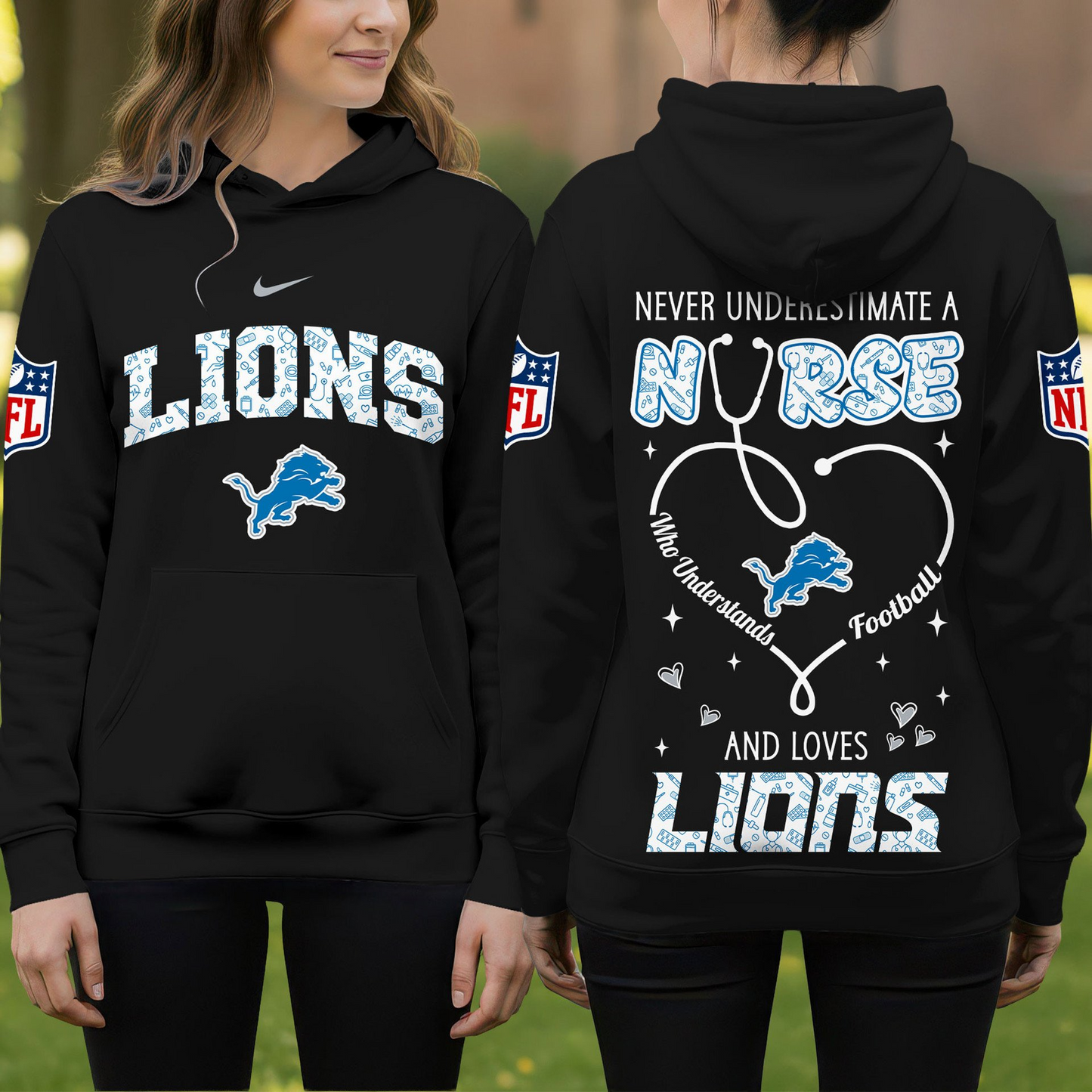 DL Premium NFL Nurse Pride Hoodie DDT 101125 HLPHUONG