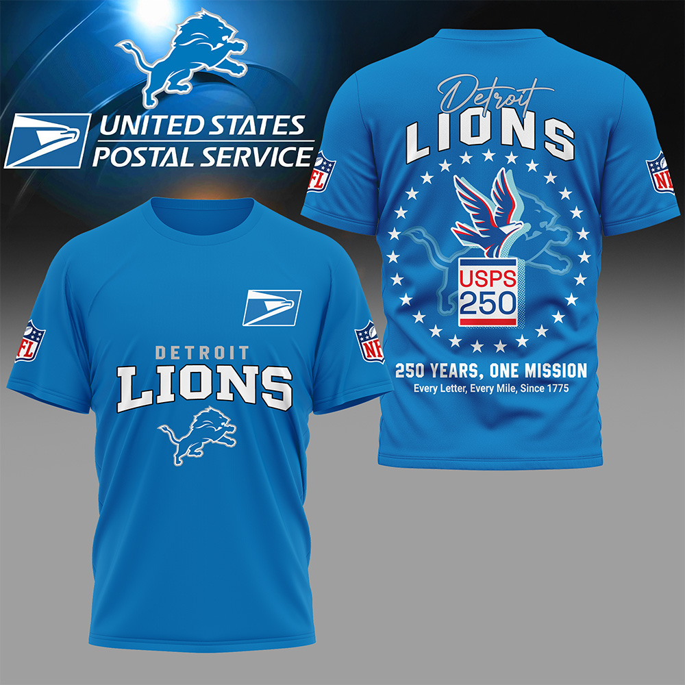 DL Premium NFL United States Postal Service 250th Anniversary 3D Shirt DDT CTND