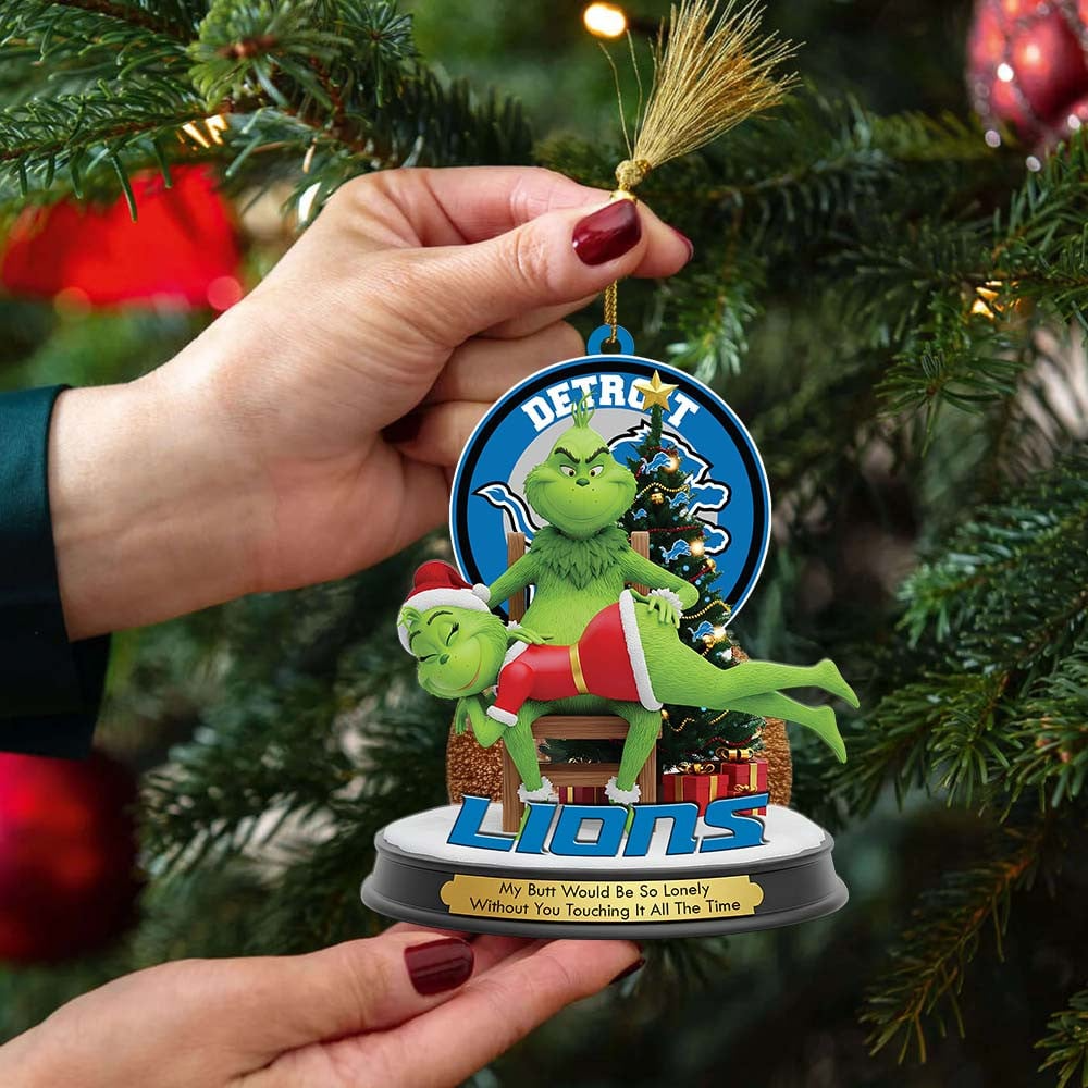 DL Premium NFL x Grinch Acrylic Ornament DDT NTL