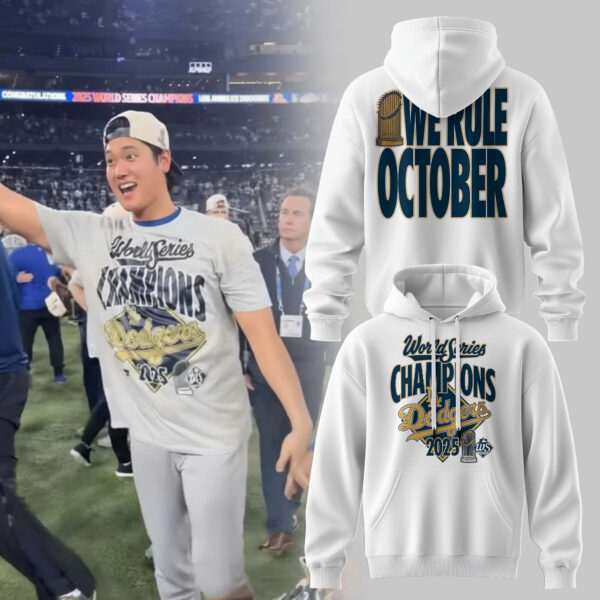 Dodgers 2025 World Series Champions Hoodie V1 NAK