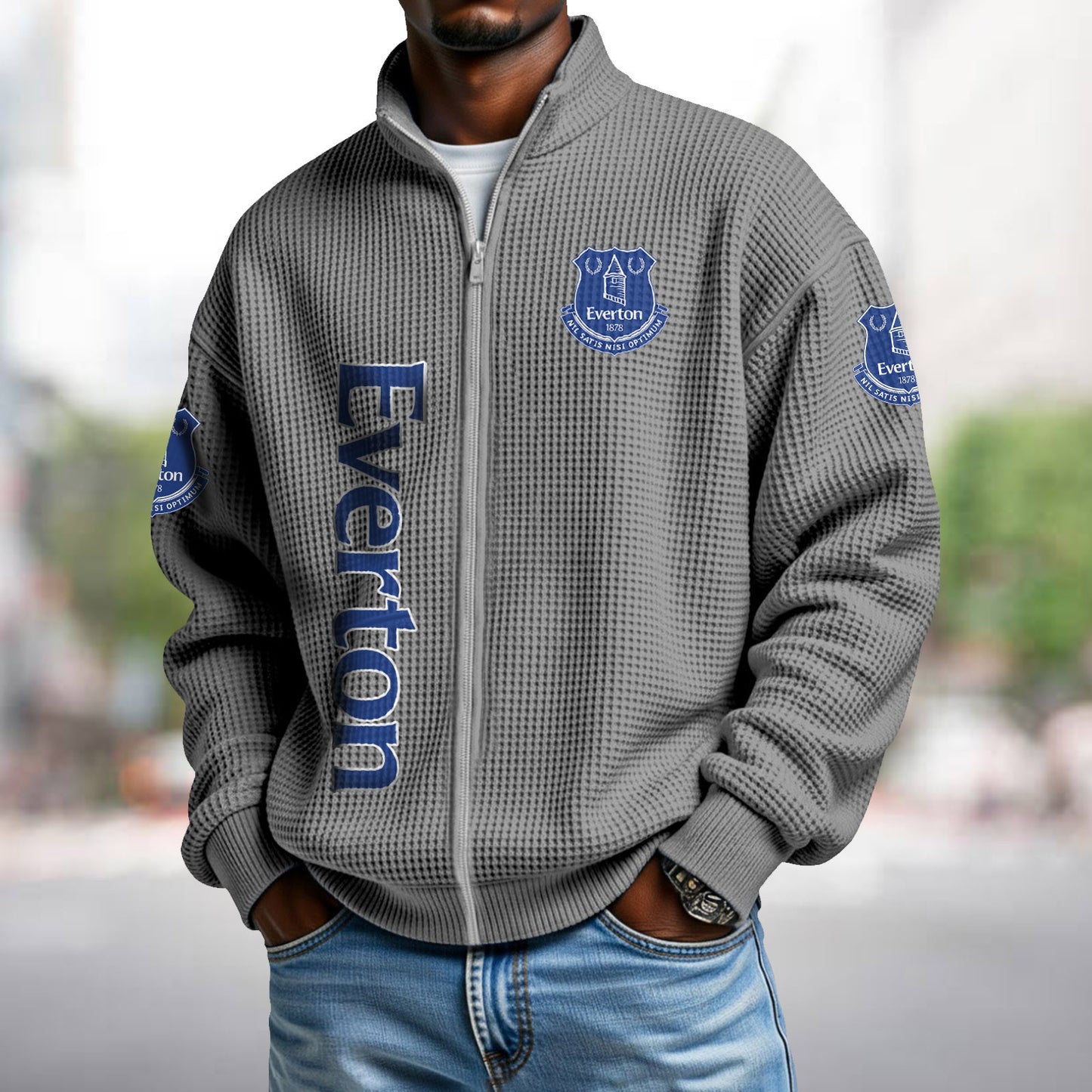 EVE x EPL Waffle Zip Up Sweatshirt DatND DVT