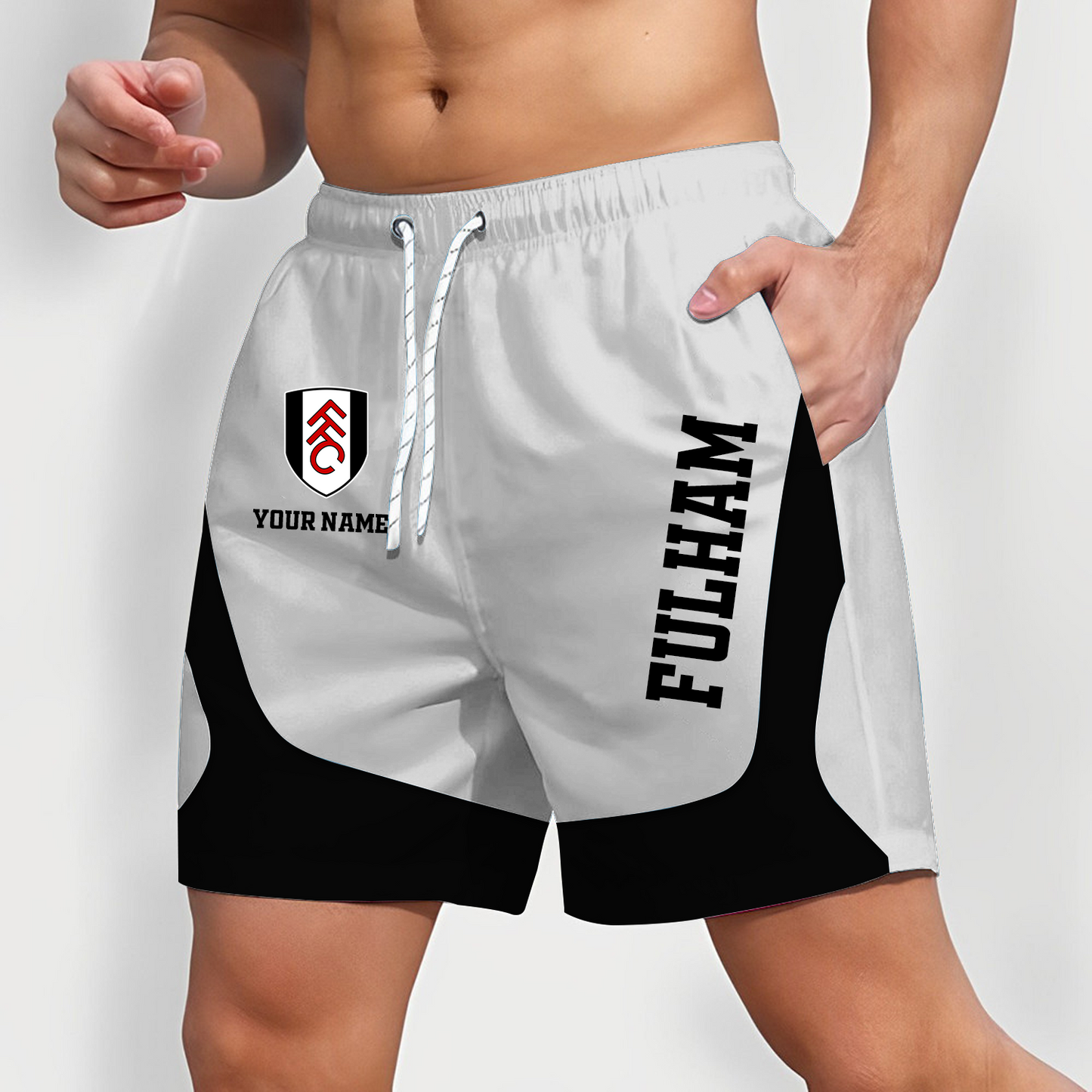 FUL x EPL Team Special Short Pants For Men Custom Name Gifts DATND TANTD