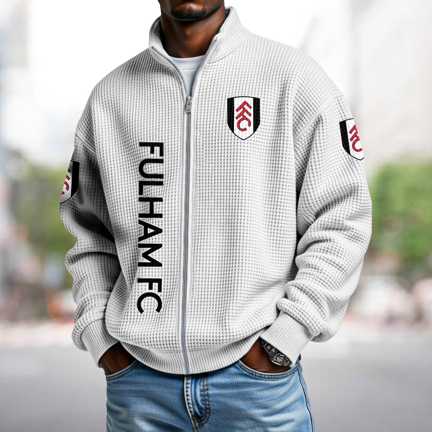 FUL x EPL Waffle Zip Up Sweatshirt DatND DVT