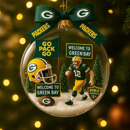 GB x NFL Commemorative Christmas Ornament DatND DVT