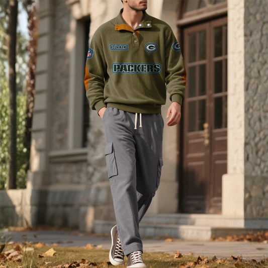 GB x NFL Men's Corduroy Sweatshirt 1011 DatND DVT