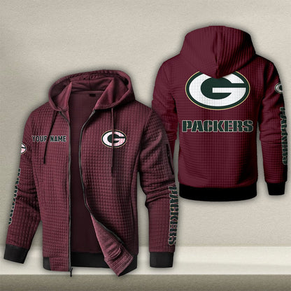 GB x NFL Quilted Zip Hoodie DatND DVT