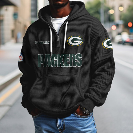 GB x NFL Waffle Hoodie DatND DVT