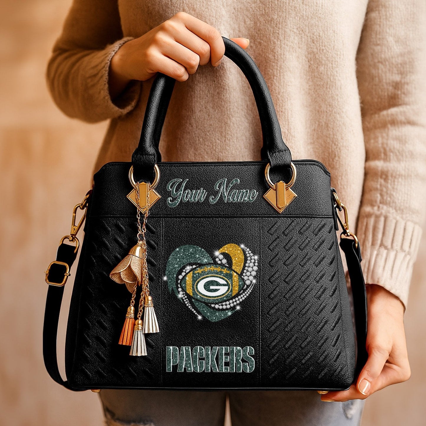 GB x NFL Zip Handbag 0811 DatND DVT