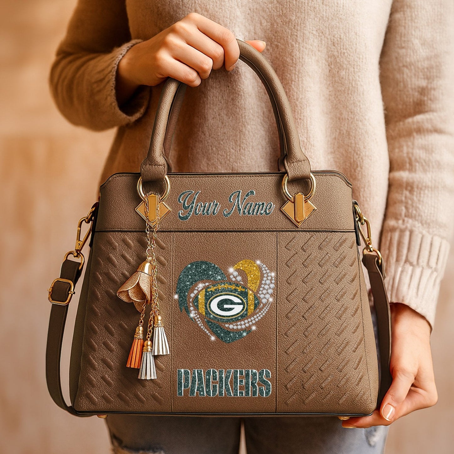GB x NFL Zip Handbag 0811 DatND DVT