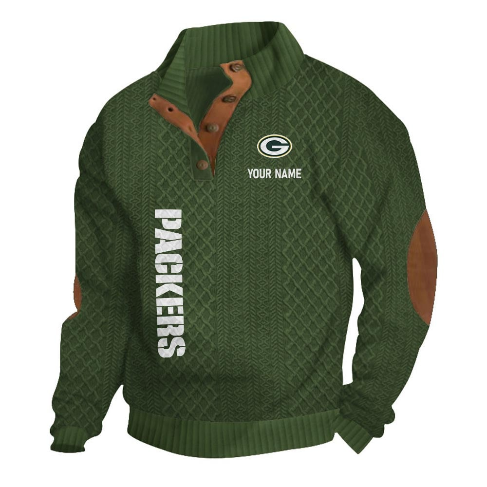 GBP NFL Basic Knitted Stand Collar Sweatshirt DDT CTND