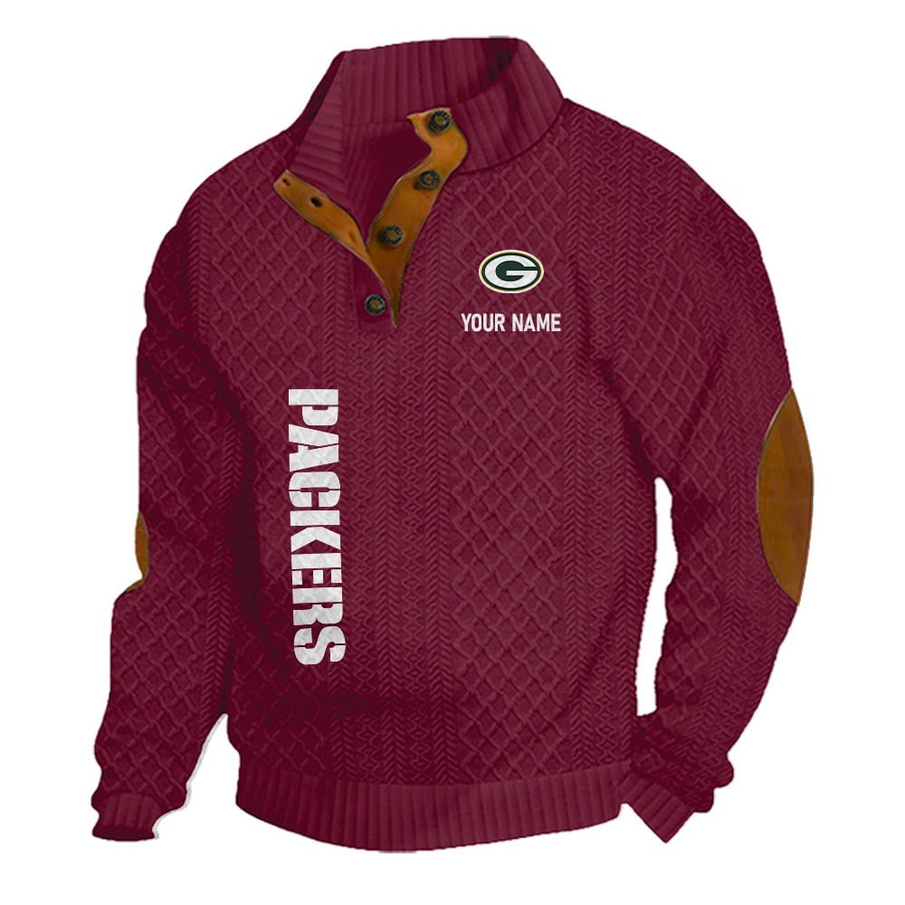 GBP NFL Basic Knitted Stand Collar Sweatshirt DDT CTND