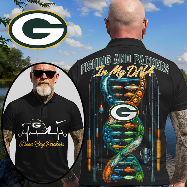 GBP Premium NFL Fishing In My DNA Polo Shirt DDT CTND