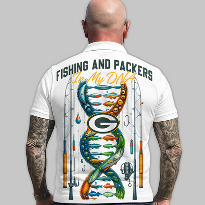 GBP Premium NFL Fishing In My DNA Polo Shirt DDT CTND
