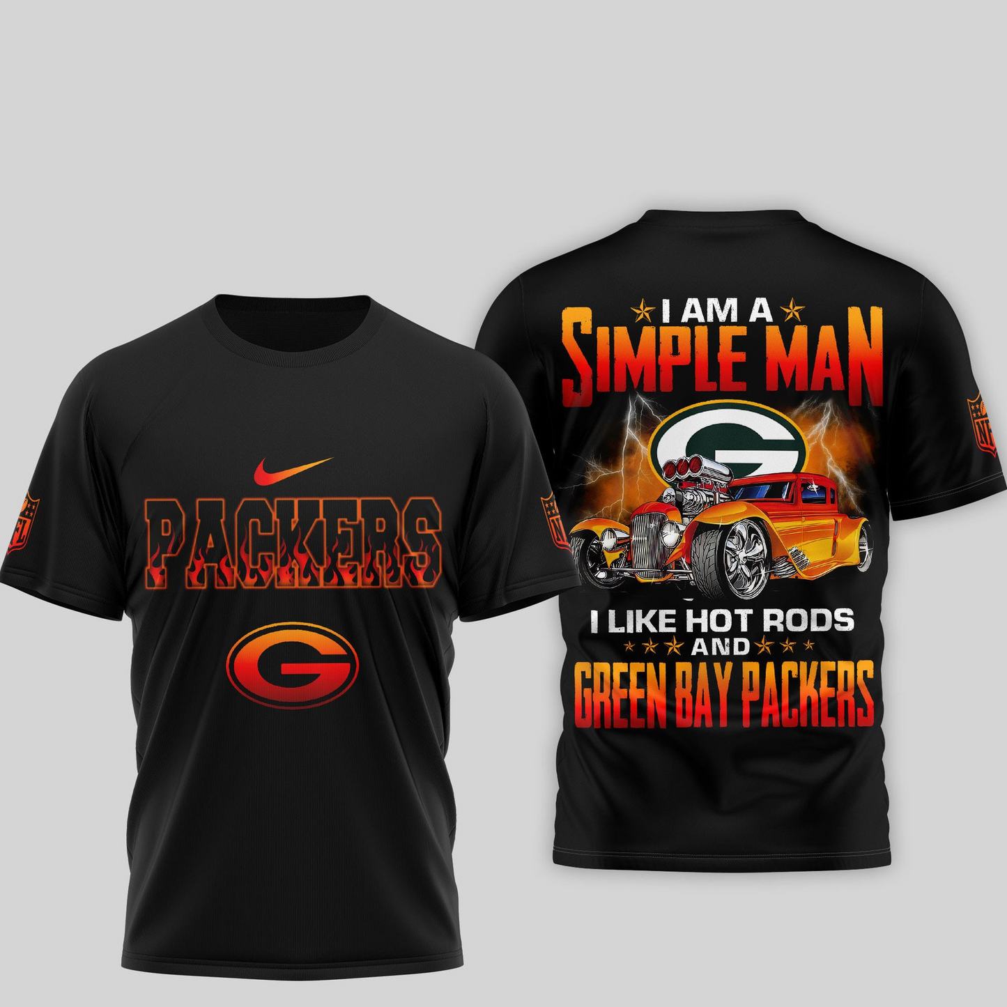 GBP Premium NFL Hot Rods 3D Shirt DDT HLPHUONG