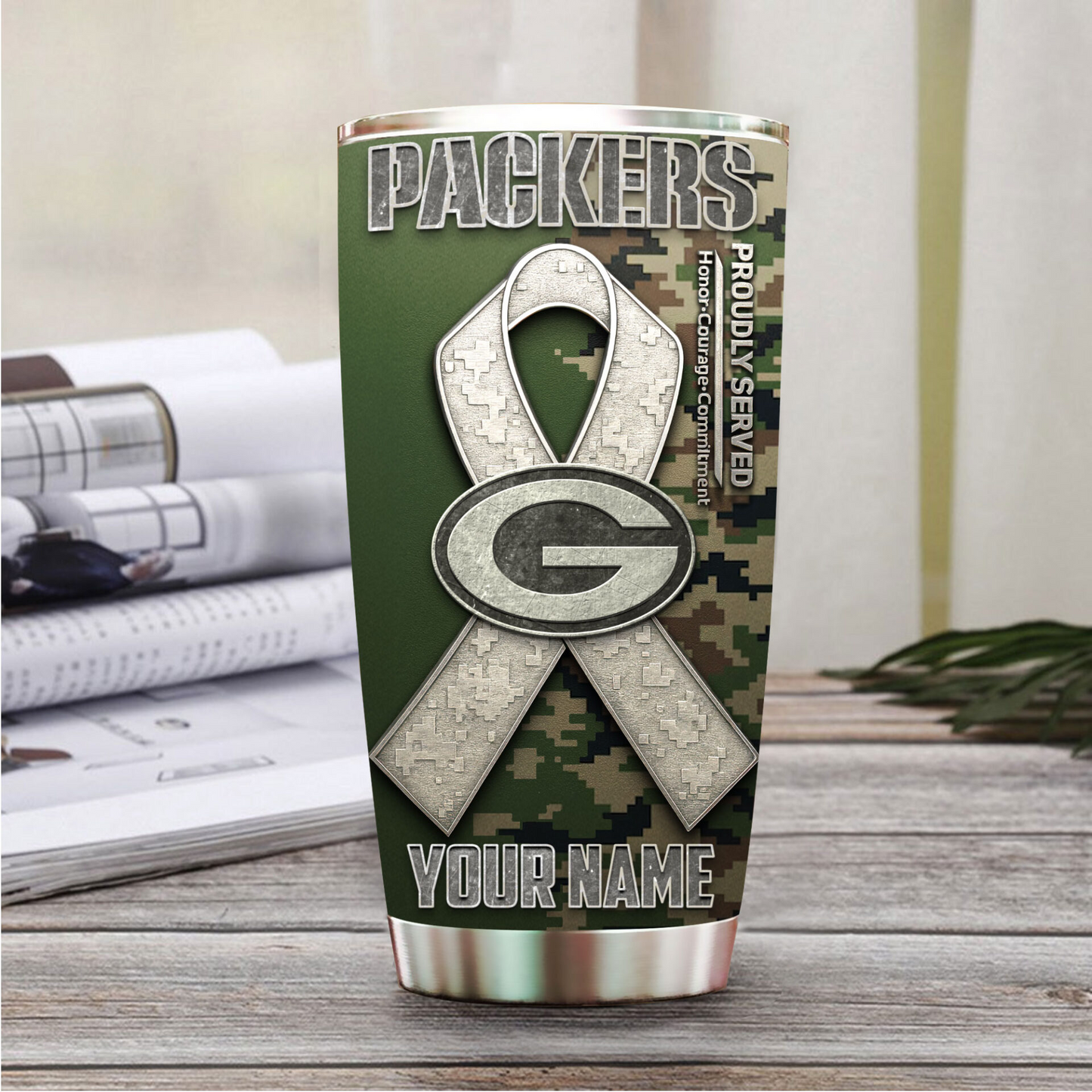 GBP Premium NFL Proudly Served Tumbler DDT NTL
