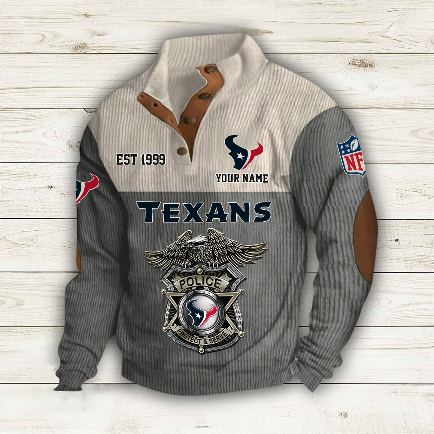 HOU x NFL Custom Name Sport Sweatshirt DatND DVT
