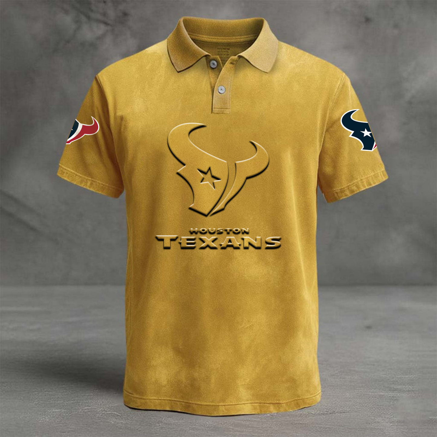 HOU x NFL Embossed Polo Shirt DATND TANTD
