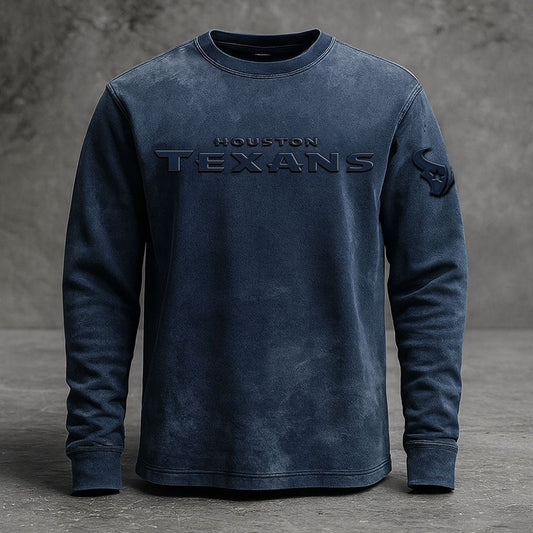 HOU x NFL Embossed SweatShirt DATND TANTD