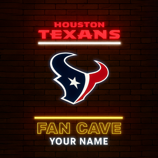 HOU x NFL PREMIUM LED LIGHT WALL DECOR DATND TANTD