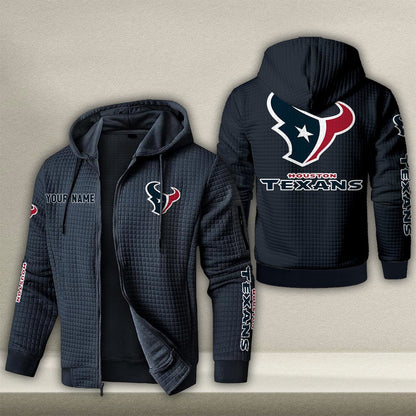 HOU x NFL Quilted Zip Hoodie DatND DVT
