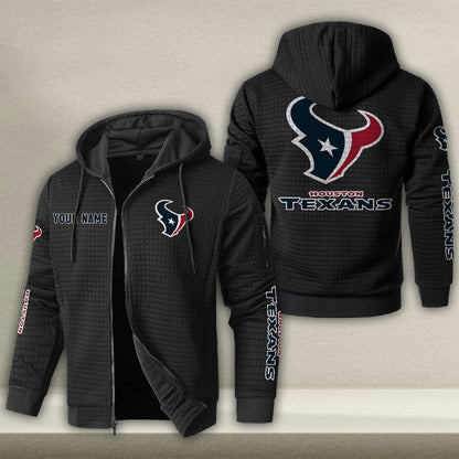 HOU x NFL Quilted Zip Hoodie DatND DVT