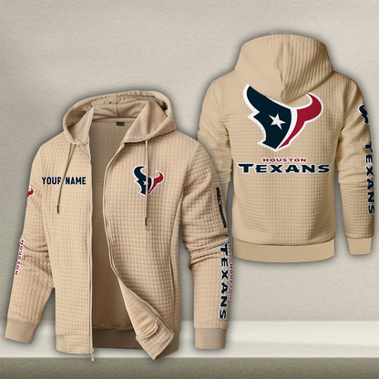 HOU x NFL Quilted Zip Hoodie DatND DVT