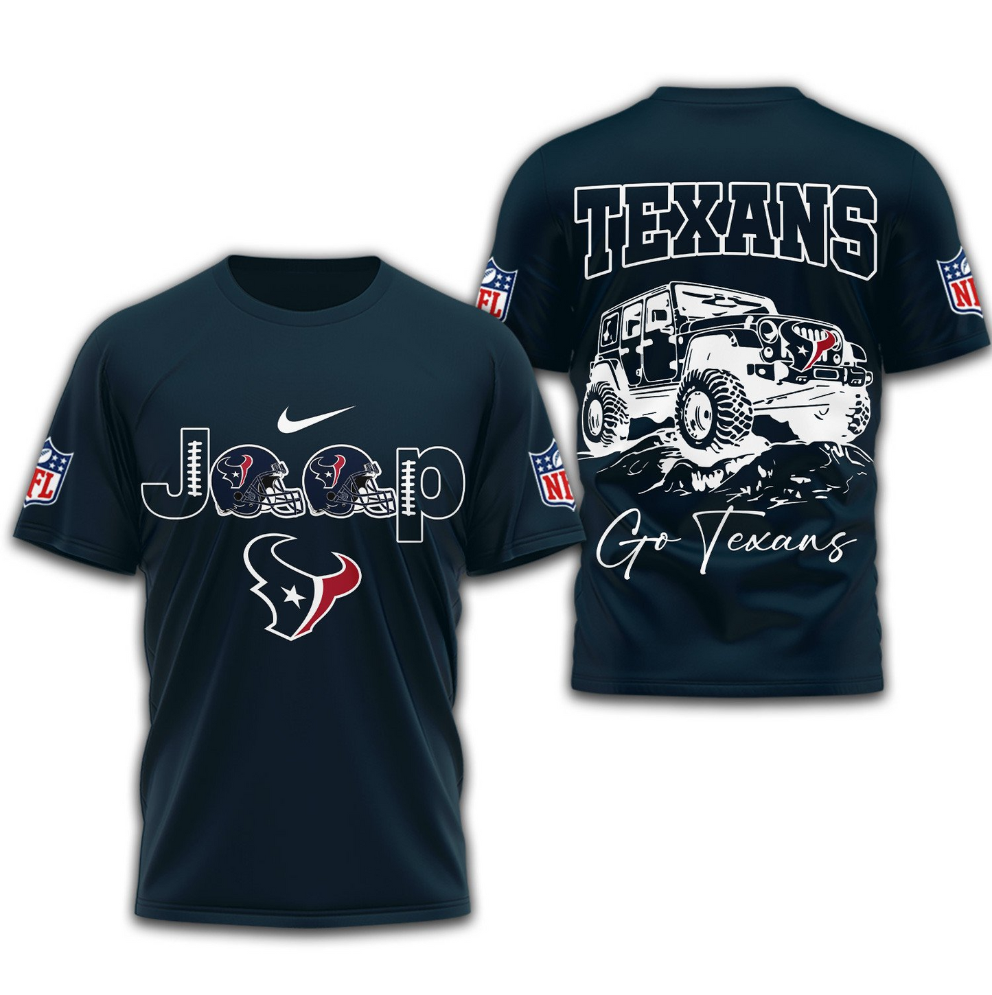 HT Premium NFL Jeep 3D Shirt DDT 101125 NTL