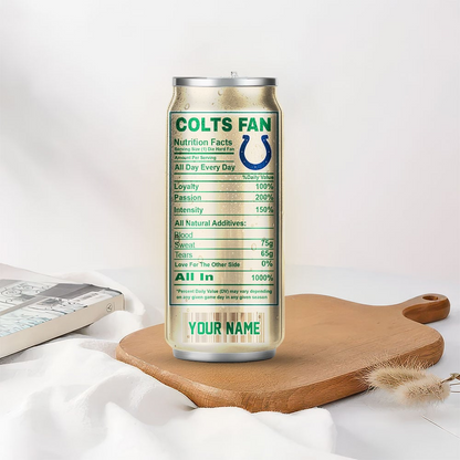 IC Premium NFL Starbucks Energy Can Tumbler DDT  NTL